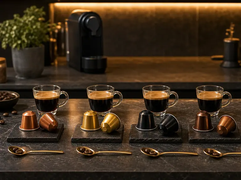 Top 5 Nespresso-Compatible Capsules for Espresso-Style Coffee image-generated editorial coffee scene.