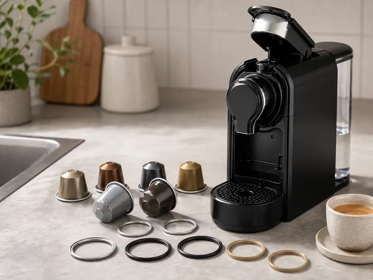 Do Third-Party Pods Damage Nespresso Machines? Compatibility Guide image-generated editorial coffee scene.