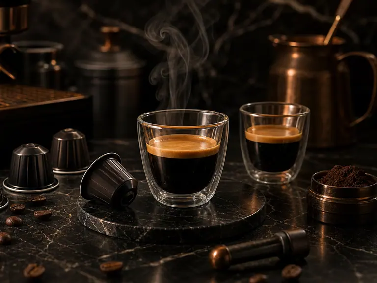 High-Intensity Nespresso Pods: Best Intensity 10+ Options Explained image-generated editorial coffee scene.