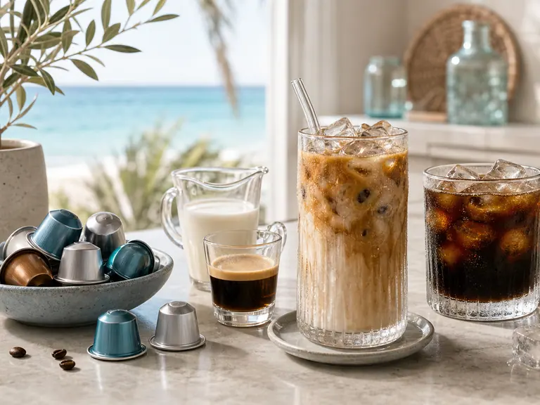Best Nespresso Alternatives for Iced Coffee Lovers image-generated editorial coffee scene.