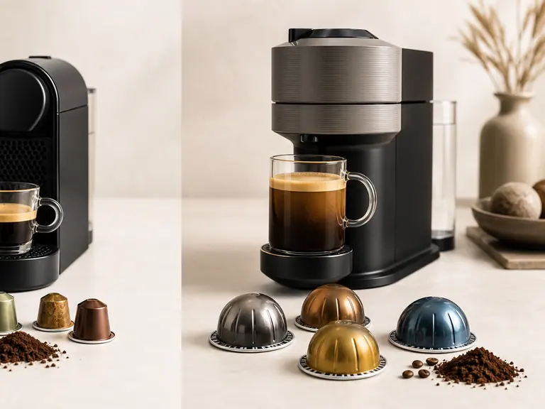 Nespresso Original vs Vertuo: Which System Fits Your Coffee Habits? image-generated editorial coffee scene.