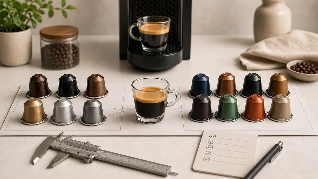 Nespresso-Compatible vs Original Capsules: 5 Myths Busted image-generated editorial coffee scene.