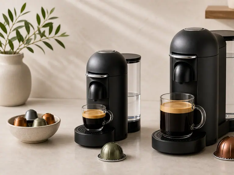 Vertuo Pop vs Vertuo Next: Which Compact Vertuo Machine Should You Buy? image-generated editorial coffee scene.