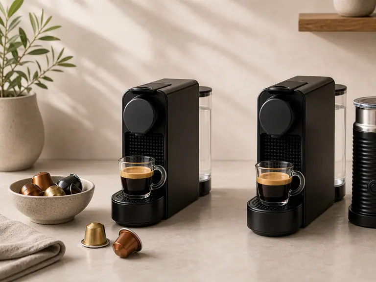 CitiZ vs CitiZ & Milk: Should You Choose the Aeroccino Bundle? image-generated editorial coffee scene.