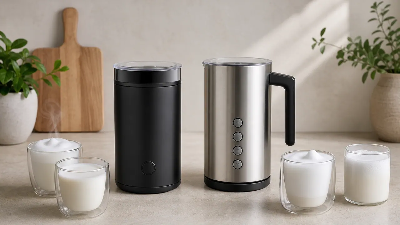 Aeroccino 3 vs Aeroccino 4: Which Nespresso Milk Frother Should You Buy? image-generated editorial coffee scene.