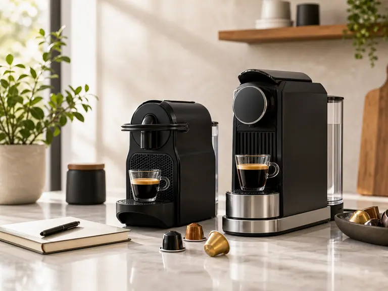 Nespresso Buying Guide 2026: What to Look For Before You Buy image-generated editorial coffee scene.