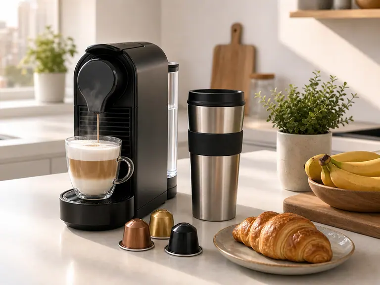 Quick and Easy Nespresso Recipes for Busy Mornings image-generated editorial coffee scene.